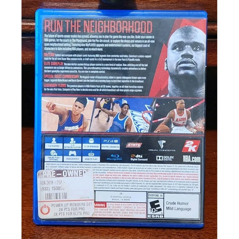 NBA 2K18 Sony PlayStation 4,‎ PS4